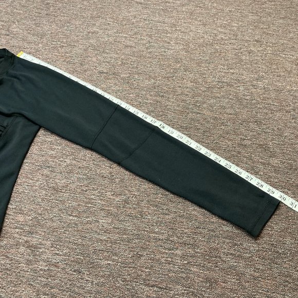 Lululemon Women's Size 8 Shirt Long Sleeve Nylon Blend Logo Black - Picture 7 of 7